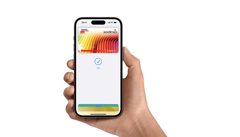 Sodexo Apple Pay.